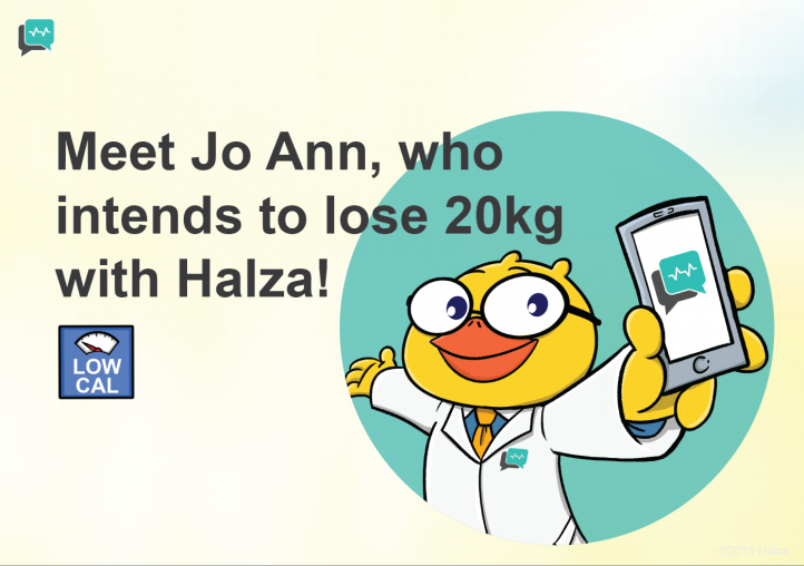 Meet Jo Ann, who intends to lose 20kg with Halza!