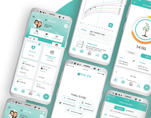 Health Data Management App - Halza